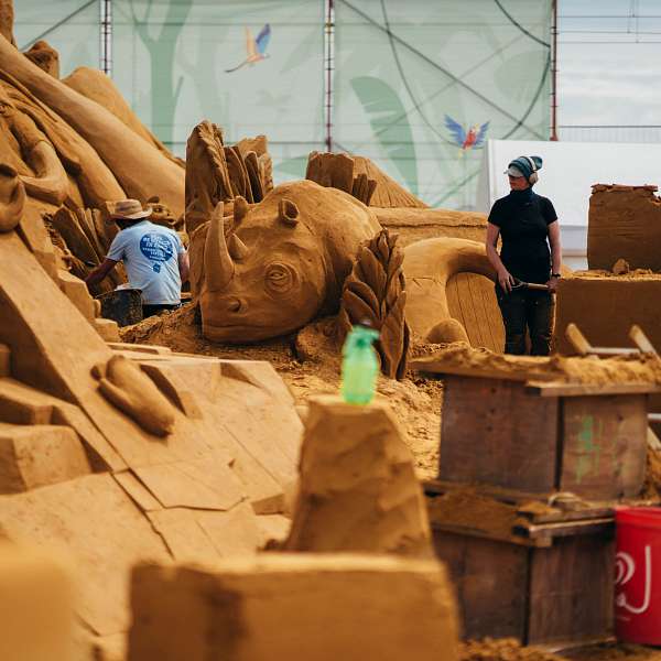 Le festival de sculptures de sable de Middelkerke