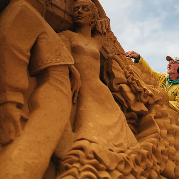 Le festival de sculptures de sable de Middelkerke