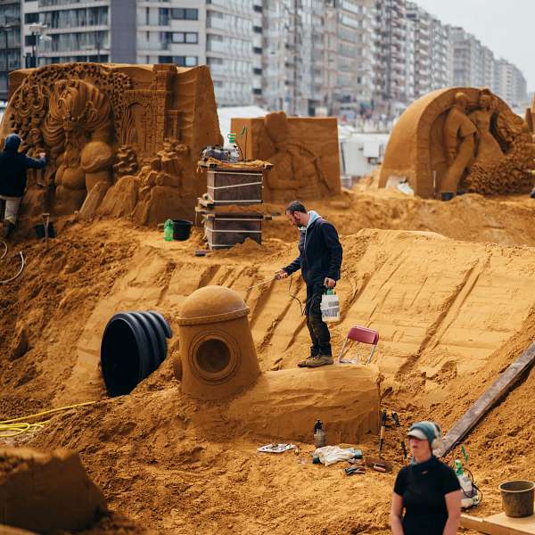 Zandsculpturenfestival Middelkerke