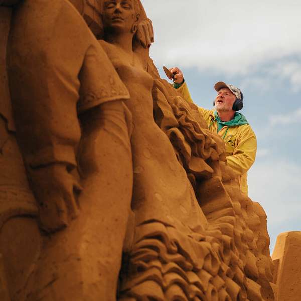 Le festival de sculptures de sable de Middelkerke