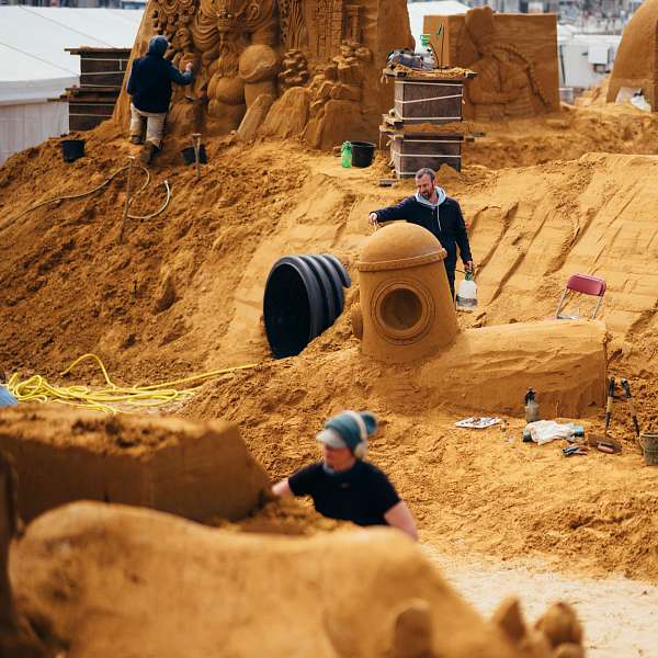 Le festival de sculptures de sable de Middelkerke